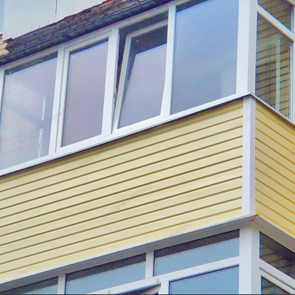 Пример обшивки балкона